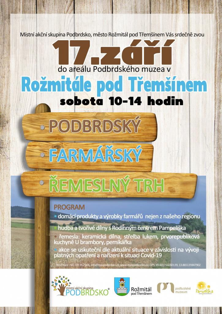 Podbrdský farmářský a řemeslný trh v Rožmitále pod Třemšínem