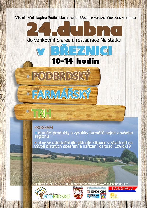 Podbrdský farmářský trh - 24.4.2021