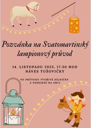 Svatomartinský lampiónový průvod 2025